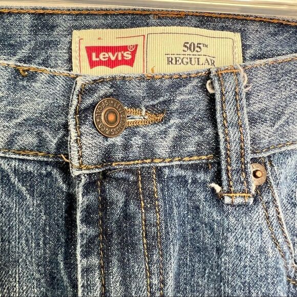 Levi’s Wedgie Skinny Jeans Button Fly Frayed Hem - Picture 6 of 14